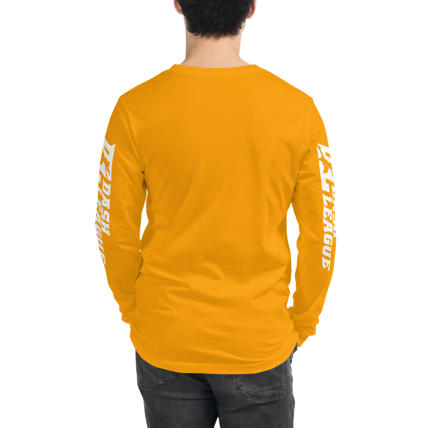 Long Sleeve Shirt White DL Logo (Front+Sleeves)