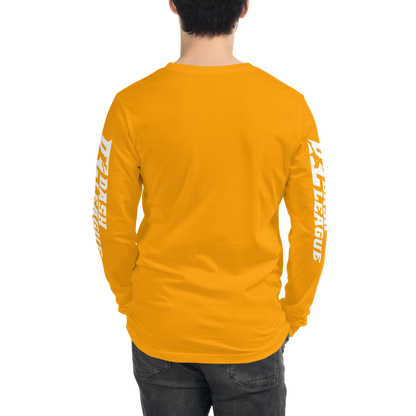 Long Sleeve Shirt White DL Logo (Front+Sleeves)