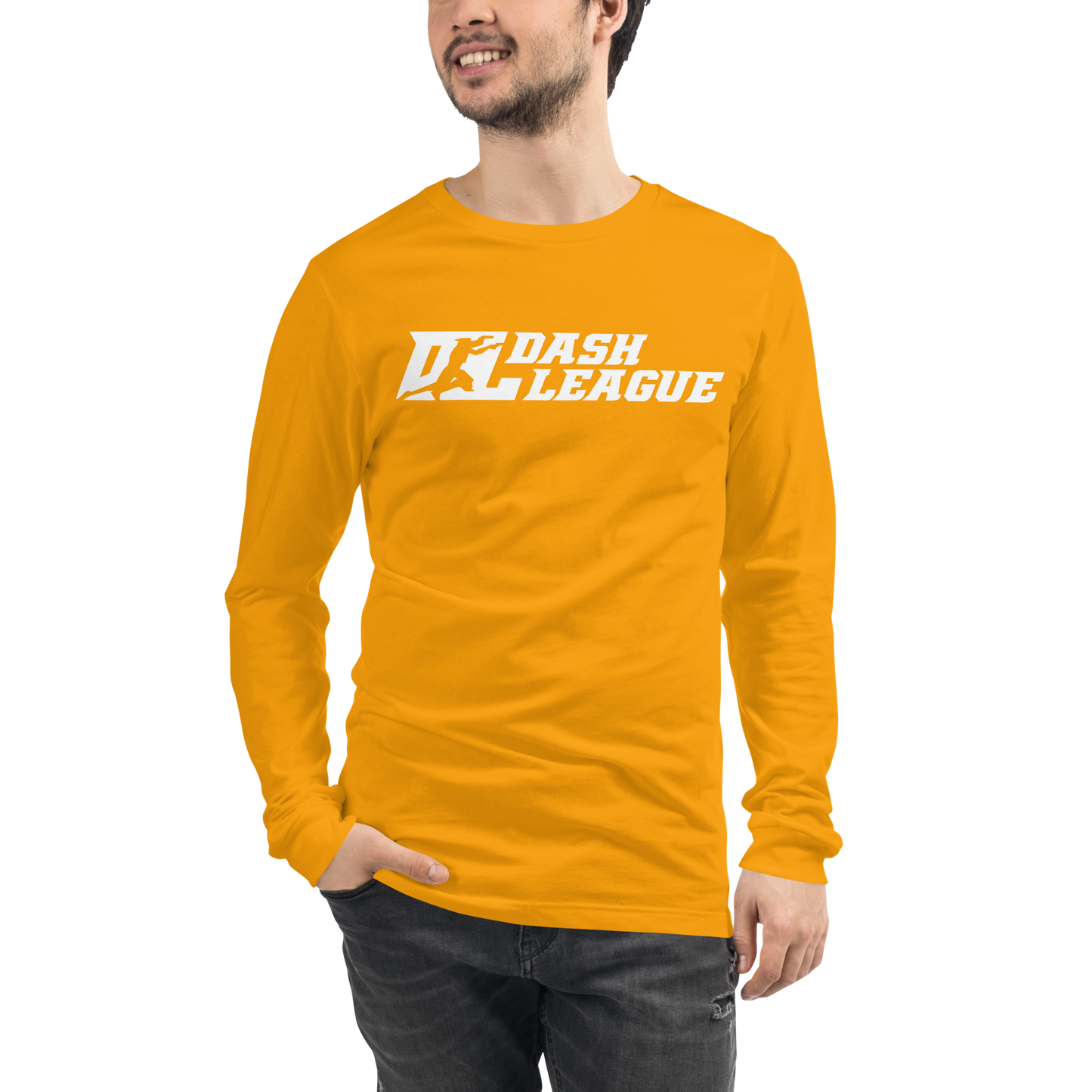 Long Sleeve Shirt White Wide DL Logo