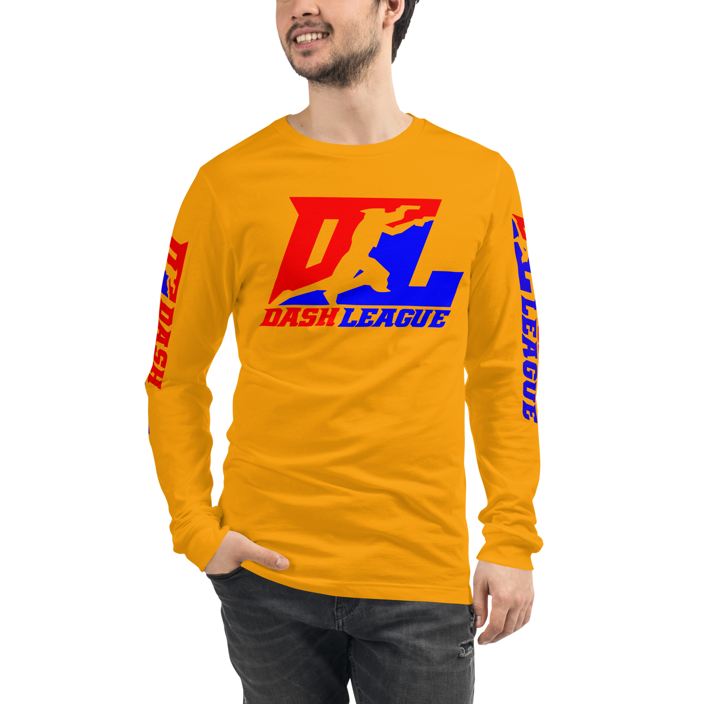 Long Sleeve Shirt Color DL Logo (Front+Sleeves)