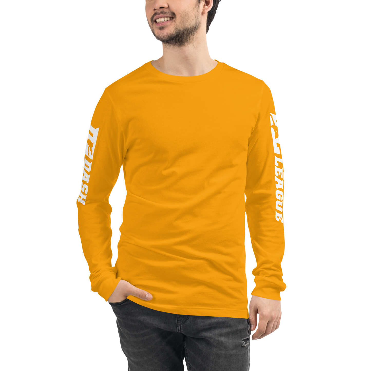 Long Sleeve Shirt White Wide DL Logo (Sleeves)