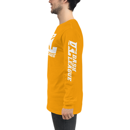 Long Sleeve Shirt White DL Logo (Front+Sleeves)