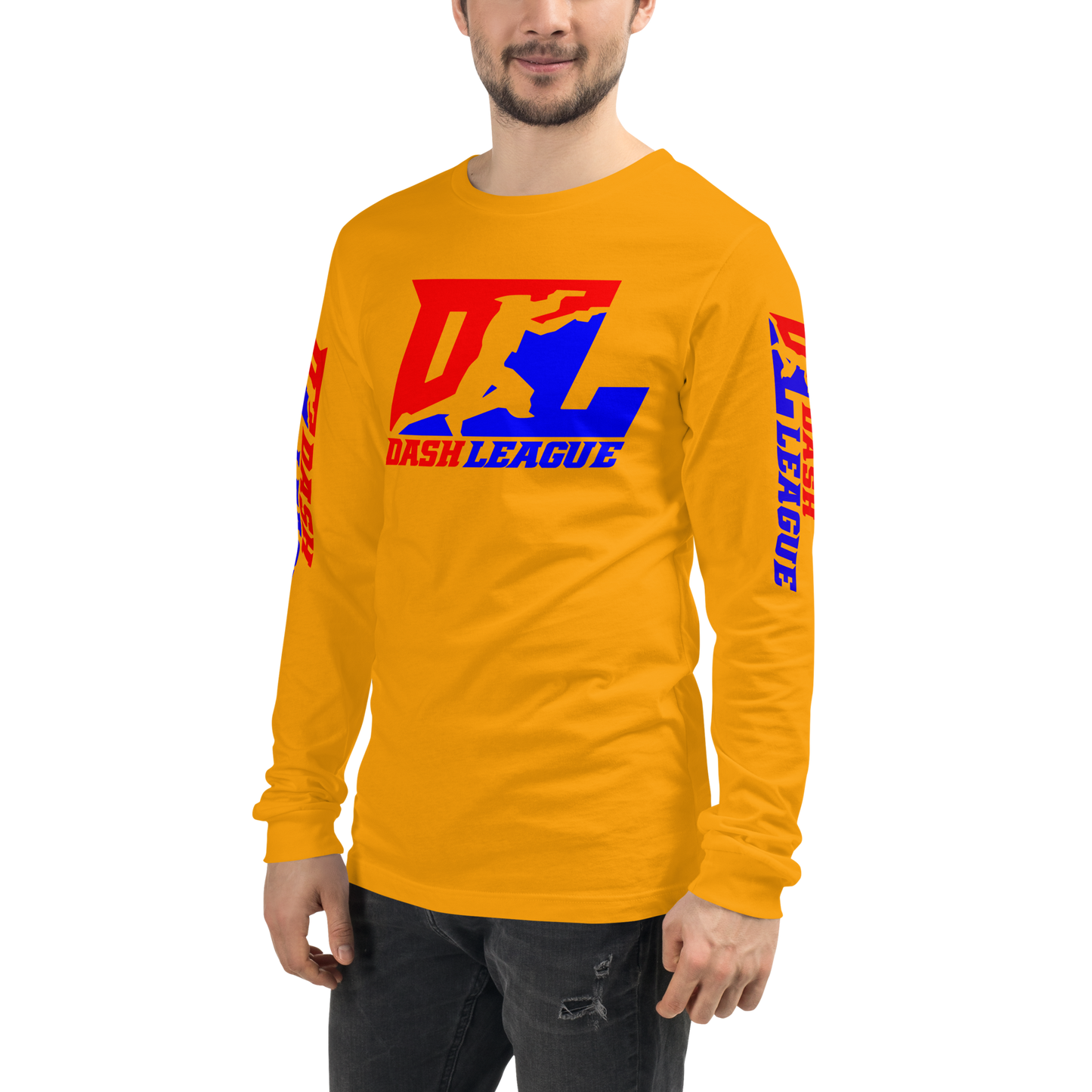 Long Sleeve Shirt Color DL Logo (Front+Sleeves)