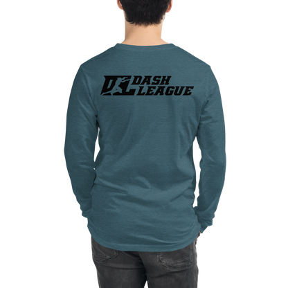 Long Sleeve Shirt Black DL Logo (Front+Back)