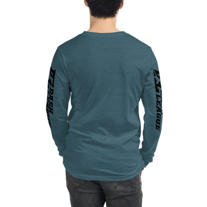 Long Sleeve Shirt Black Outline DL Logo (Front+Sleeves)