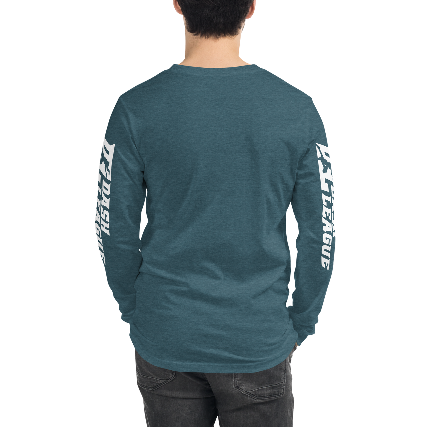 Long Sleeve Shirt White DL Logo (Front+Sleeves)