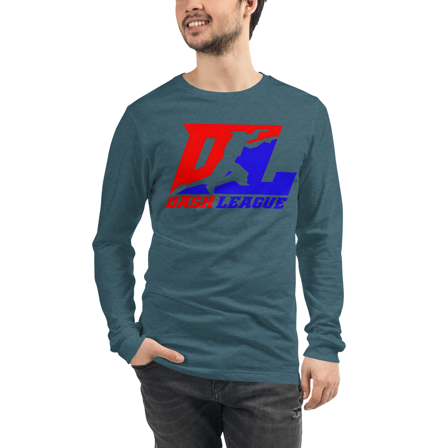 Long Sleeve Shirt Color DL Logo (Front+Back)