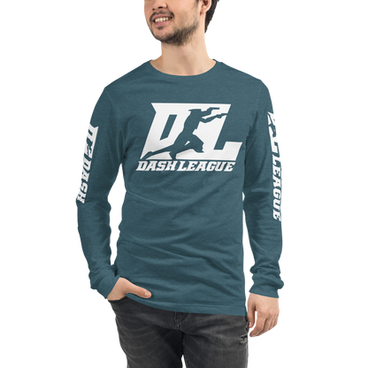 Long Sleeve Shirt White DL Logo (Front+Sleeves)