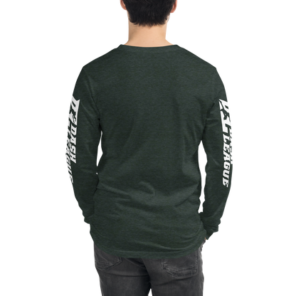 Long Sleeve Shirt White Wide DL Logo (Sleeves)