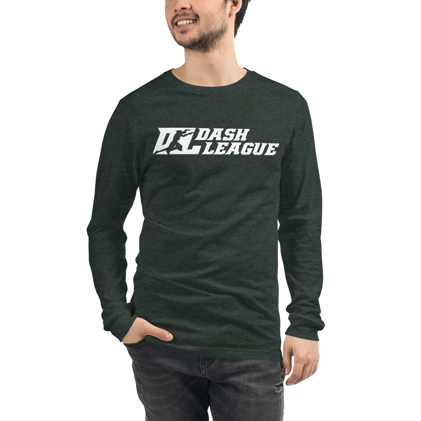 Long Sleeve Shirt White Wide DL Logo