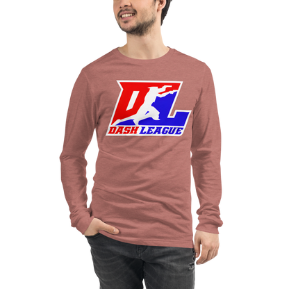 Long Sleeve Shirt Color with White Outline DL Logo (Front+Back)