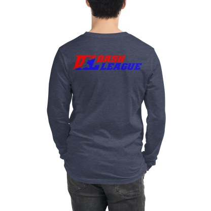 Long Sleeve Shirt Color with White Outline DL Logo (Front+Back)