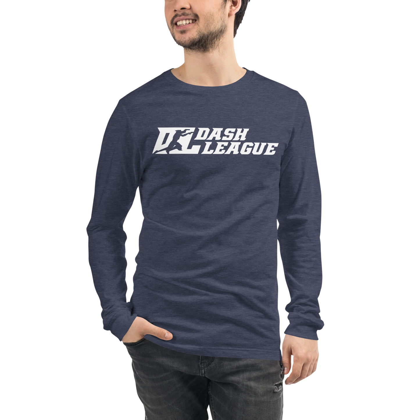 Long Sleeve Shirt White Wide DL Logo