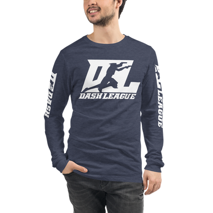 Long Sleeve Shirt White DL Logo (Front+Sleeves)