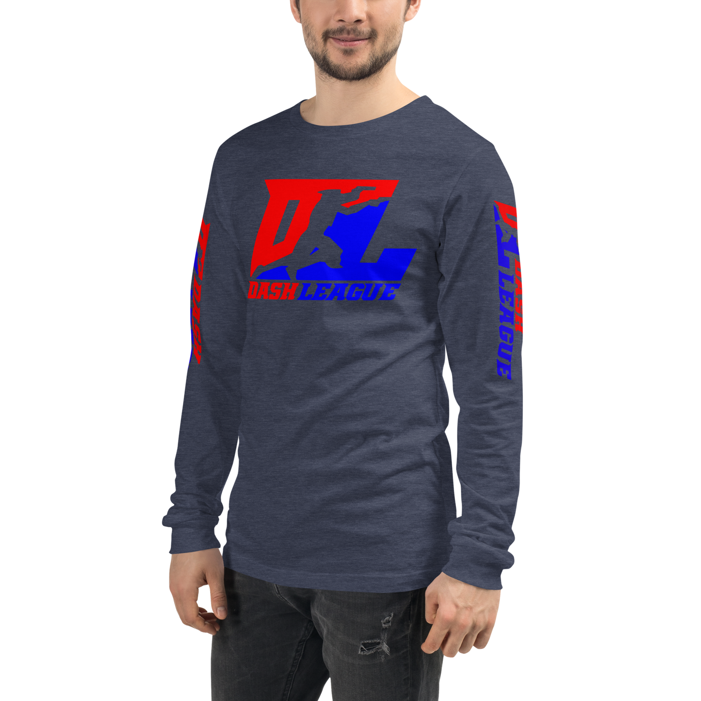 Long Sleeve Shirt Color DL Logo (Front+Sleeves)