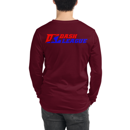 Long Sleeve Shirt Color with White Outline DL Logo (Front+Back)