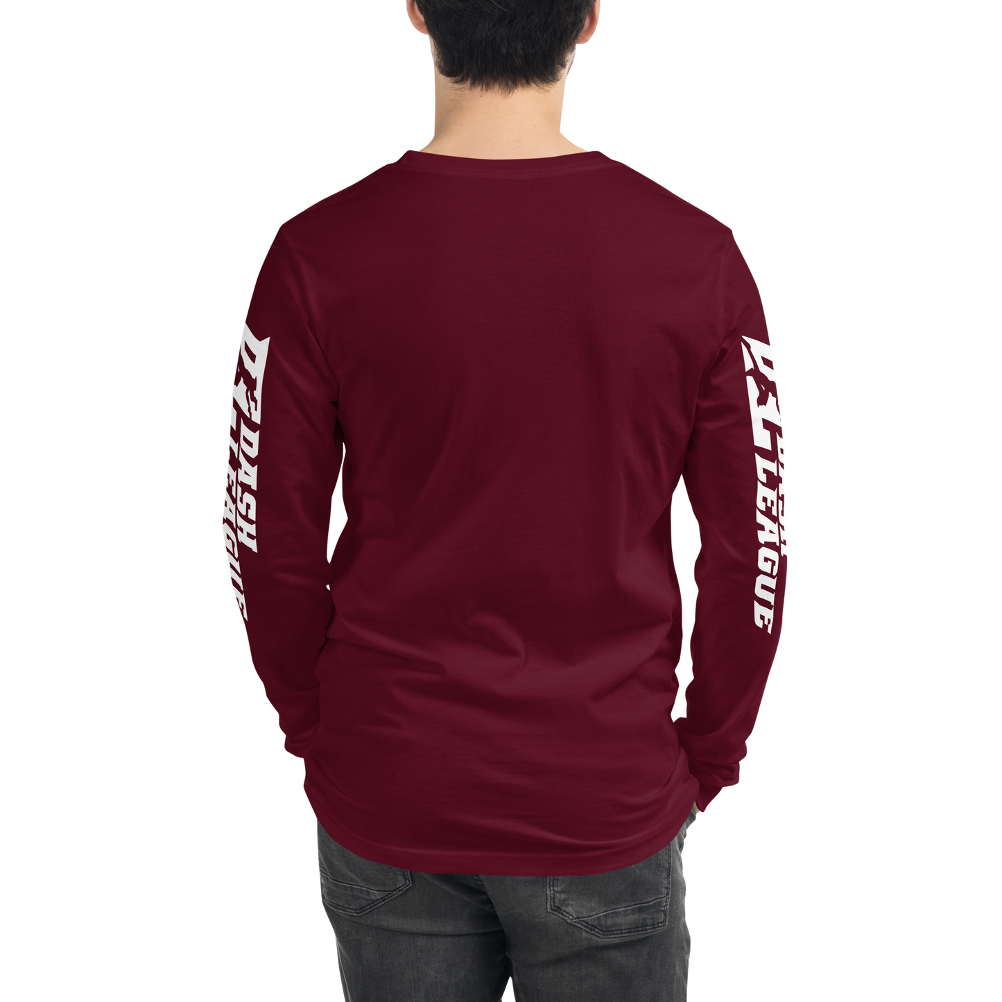 Long Sleeve Shirt White DL Logo (Front+Sleeves)