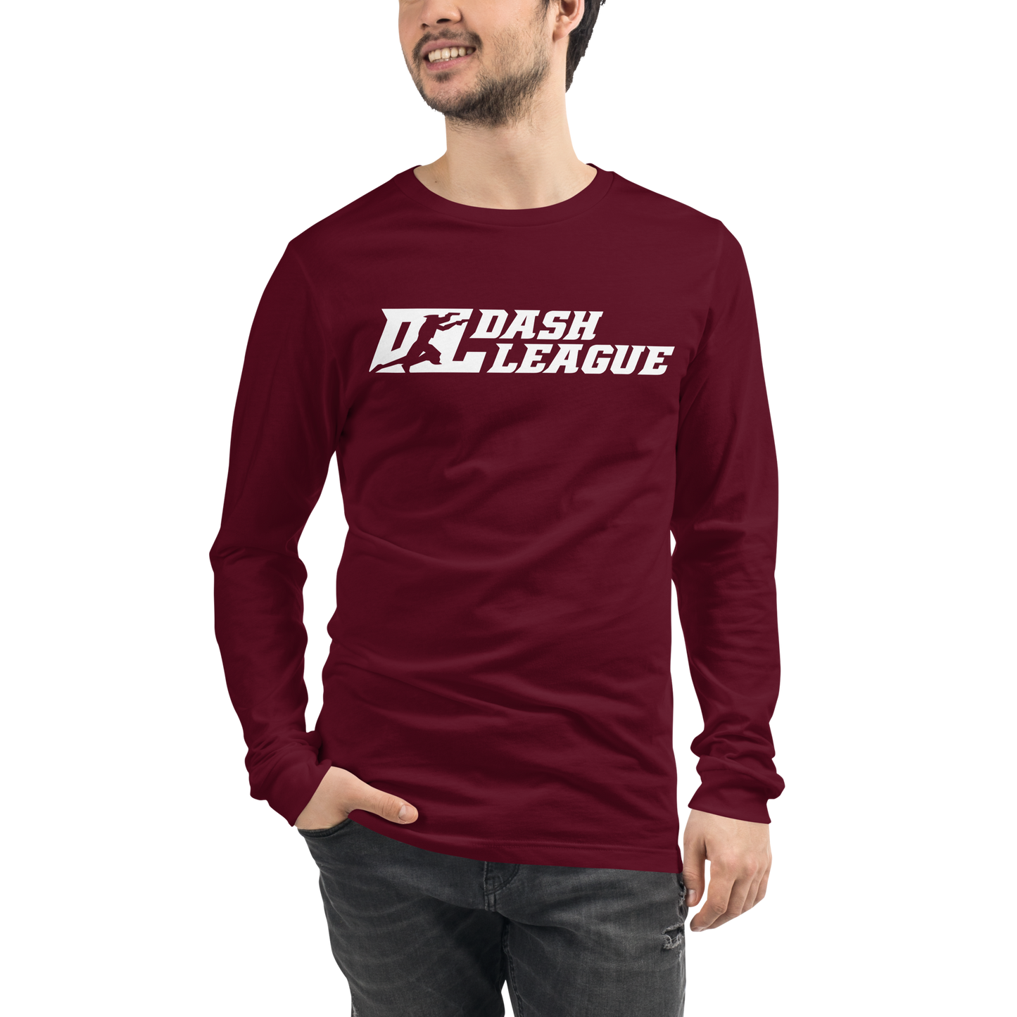 Long Sleeve Shirt White Wide DL Logo