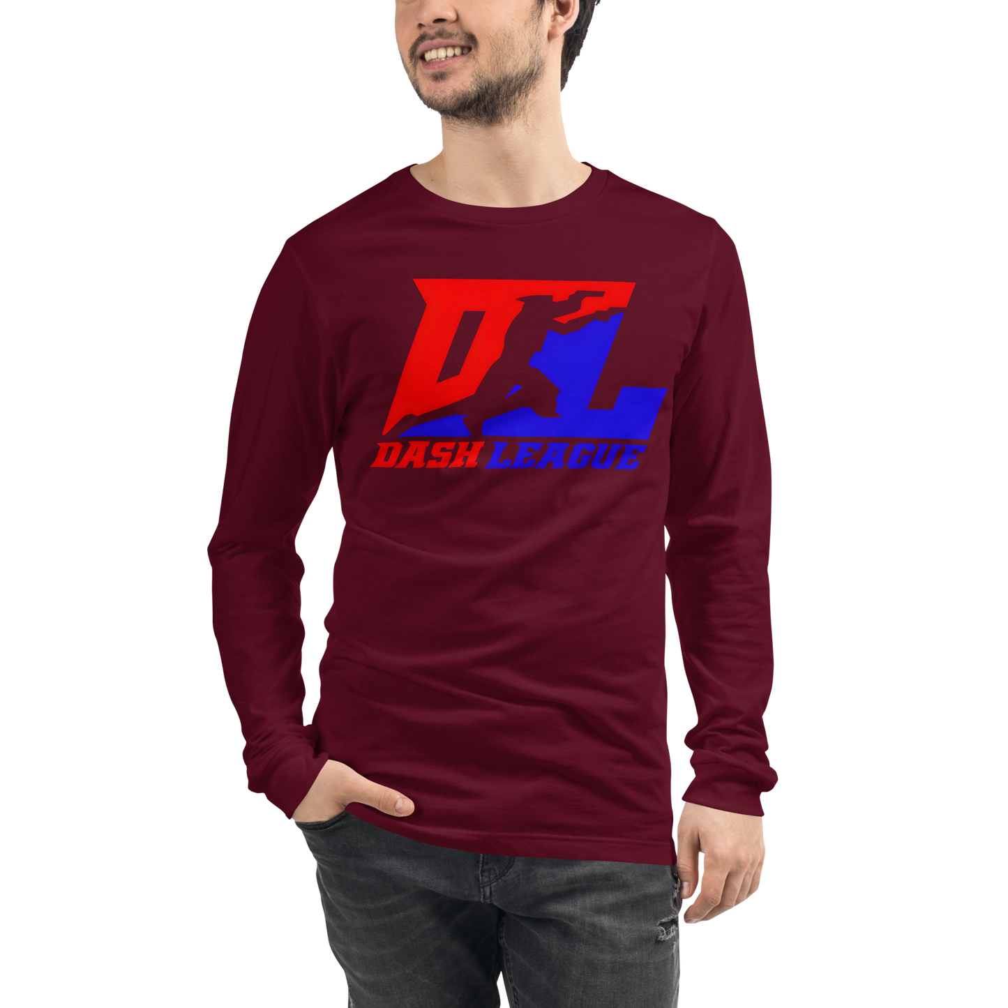 Long Sleeve Shirt Color DL Logo (Front+Back)