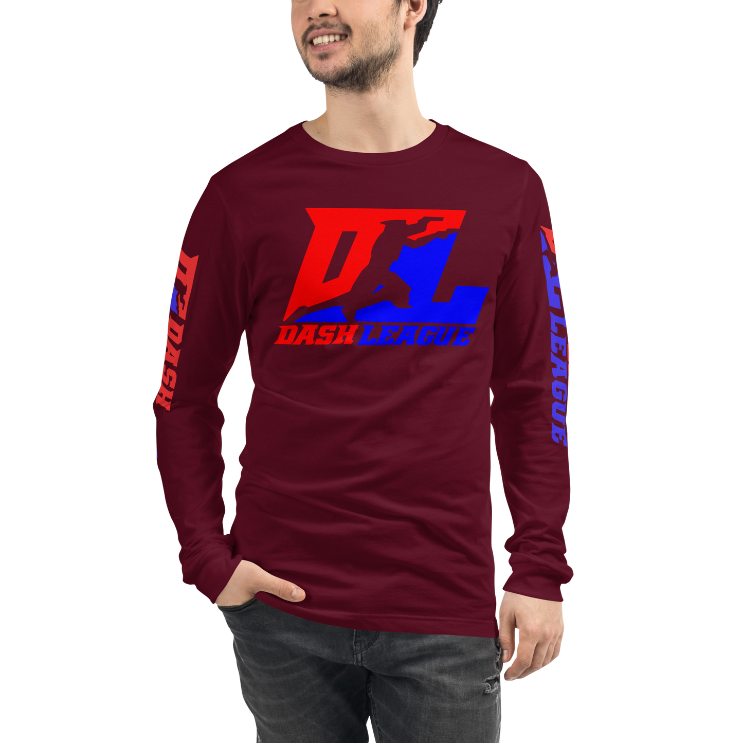 Long Sleeve Shirt Color DL Logo (Front+Sleeves)