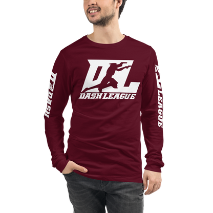 Long Sleeve Shirt White DL Logo (Front+Sleeves)