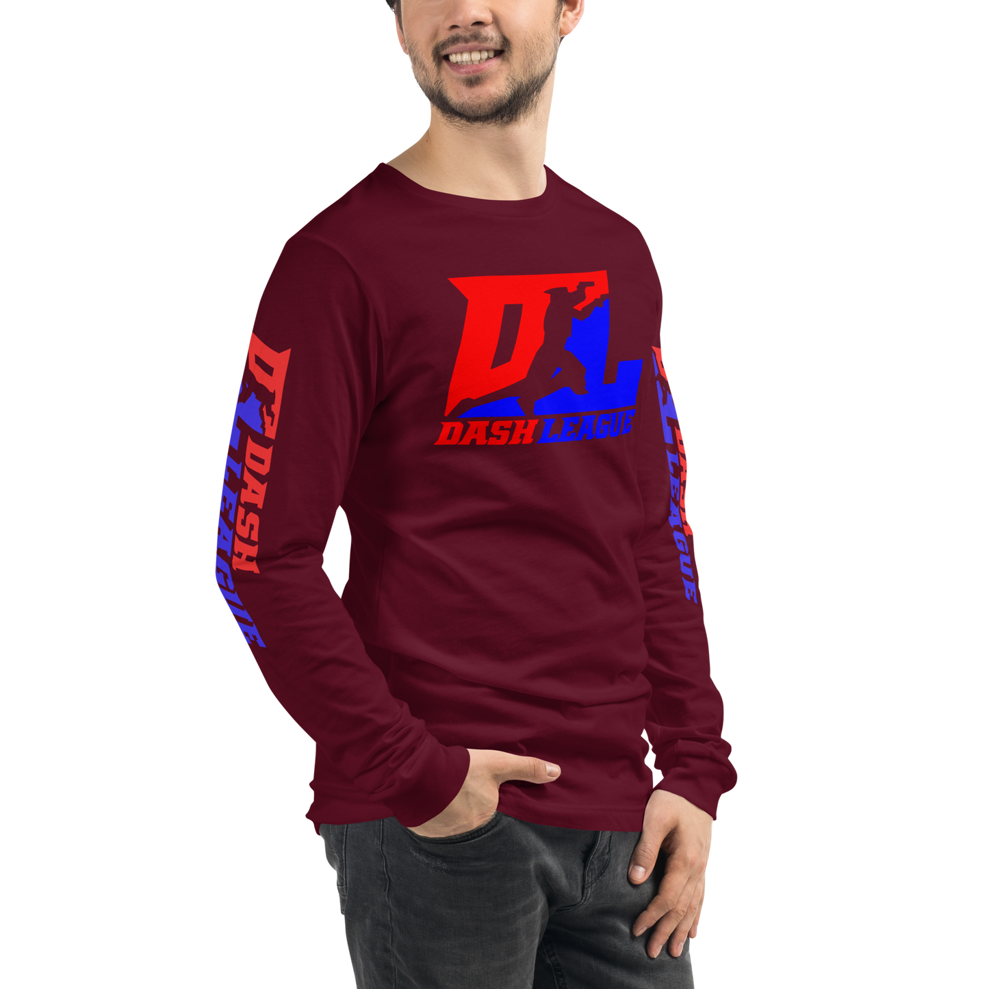 Long Sleeve Shirt Color DL Logo (Front+Sleeves)