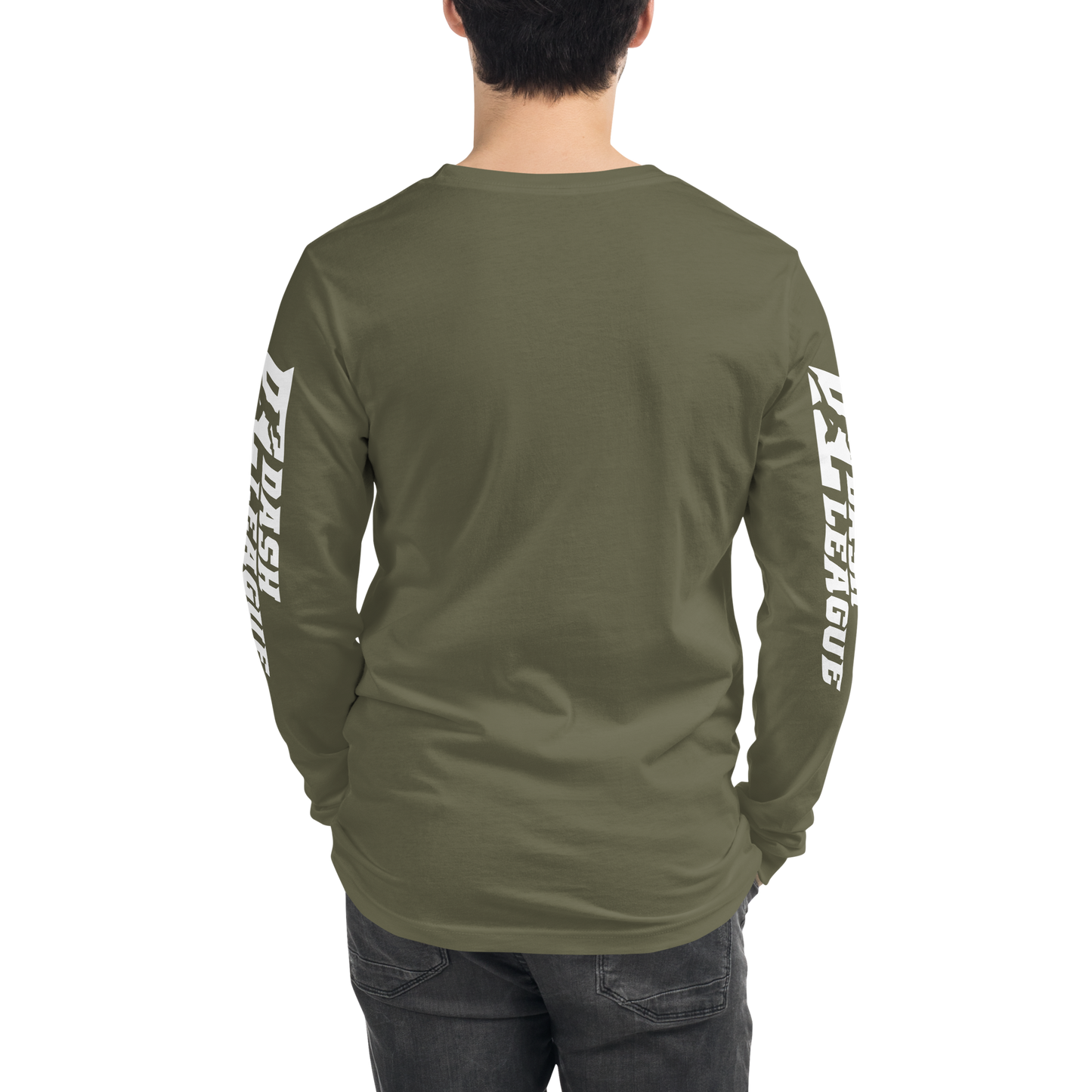 Long Sleeve Shirt White Wide DL Logo (Sleeves)