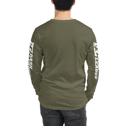 Long Sleeve Shirt White Wide DL Logo (Sleeves)