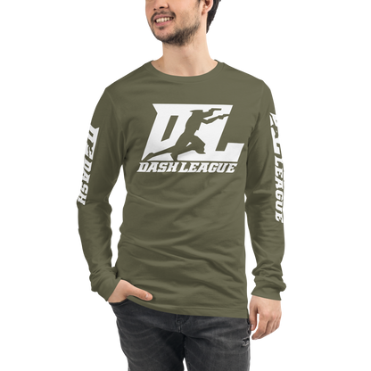 Long Sleeve Shirt White DL Logo (Front+Sleeves)