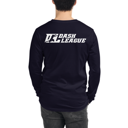 Long Sleeve Shirt White DL Logo (Front+Back)