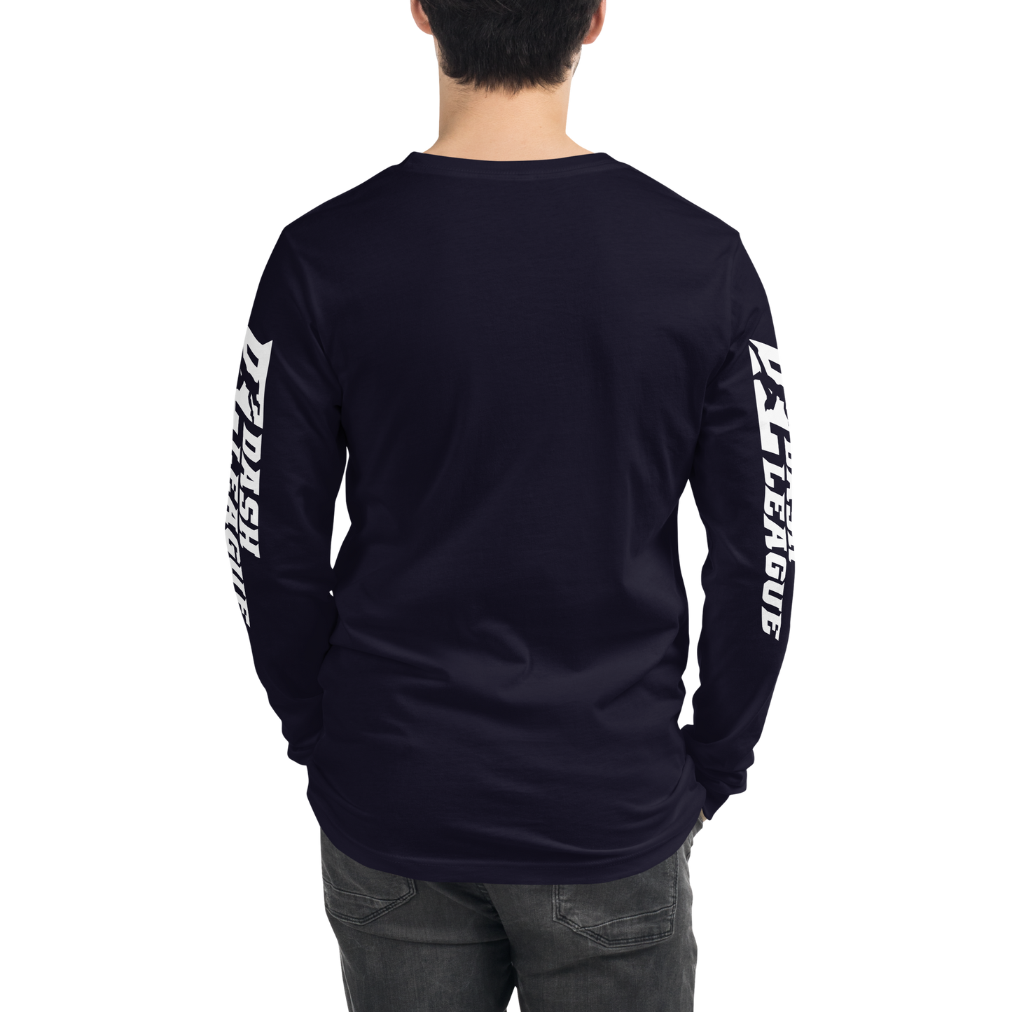 Long Sleeve Shirt White Wide DL Logo (Sleeves)