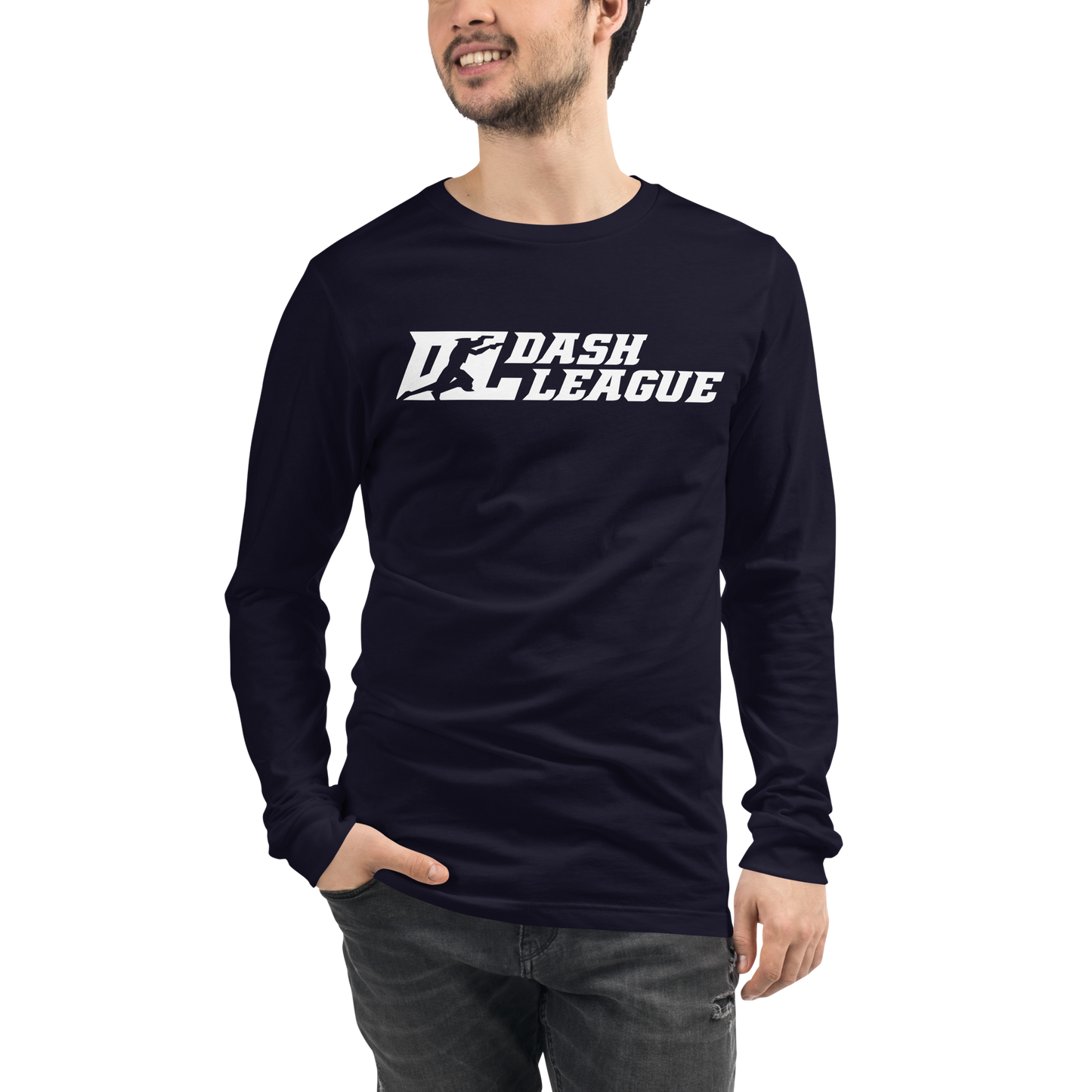 Long Sleeve Shirt White Wide DL Logo