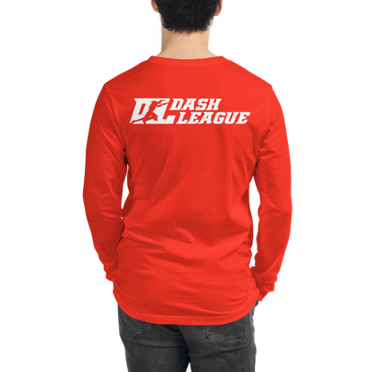 Long Sleeve Shirt White DL Logo (Front+Back)