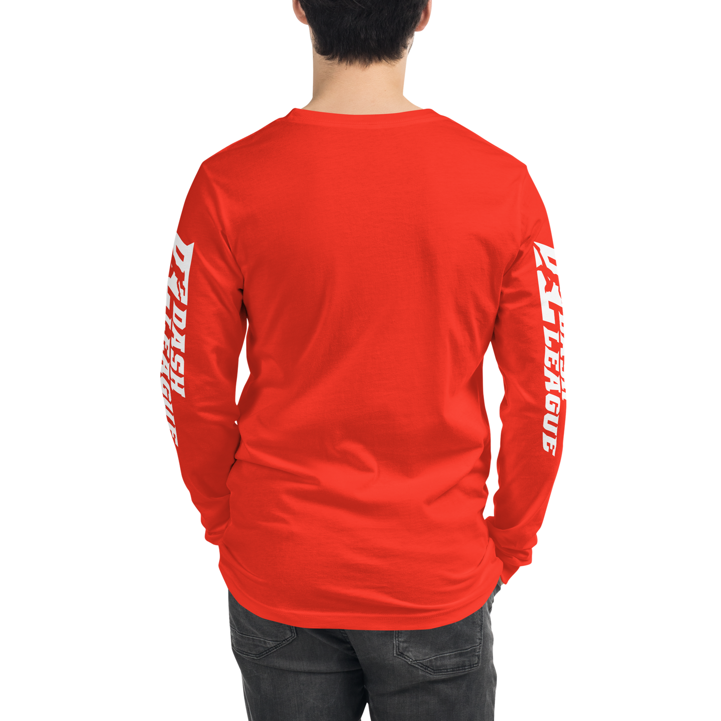 Long Sleeve Shirt White DL Logo (Front+Sleeves)