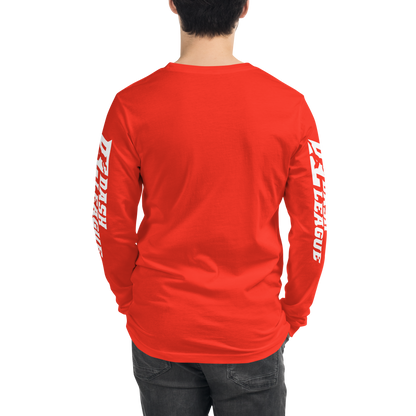 Long Sleeve Shirt White DL Logo (Front+Sleeves)