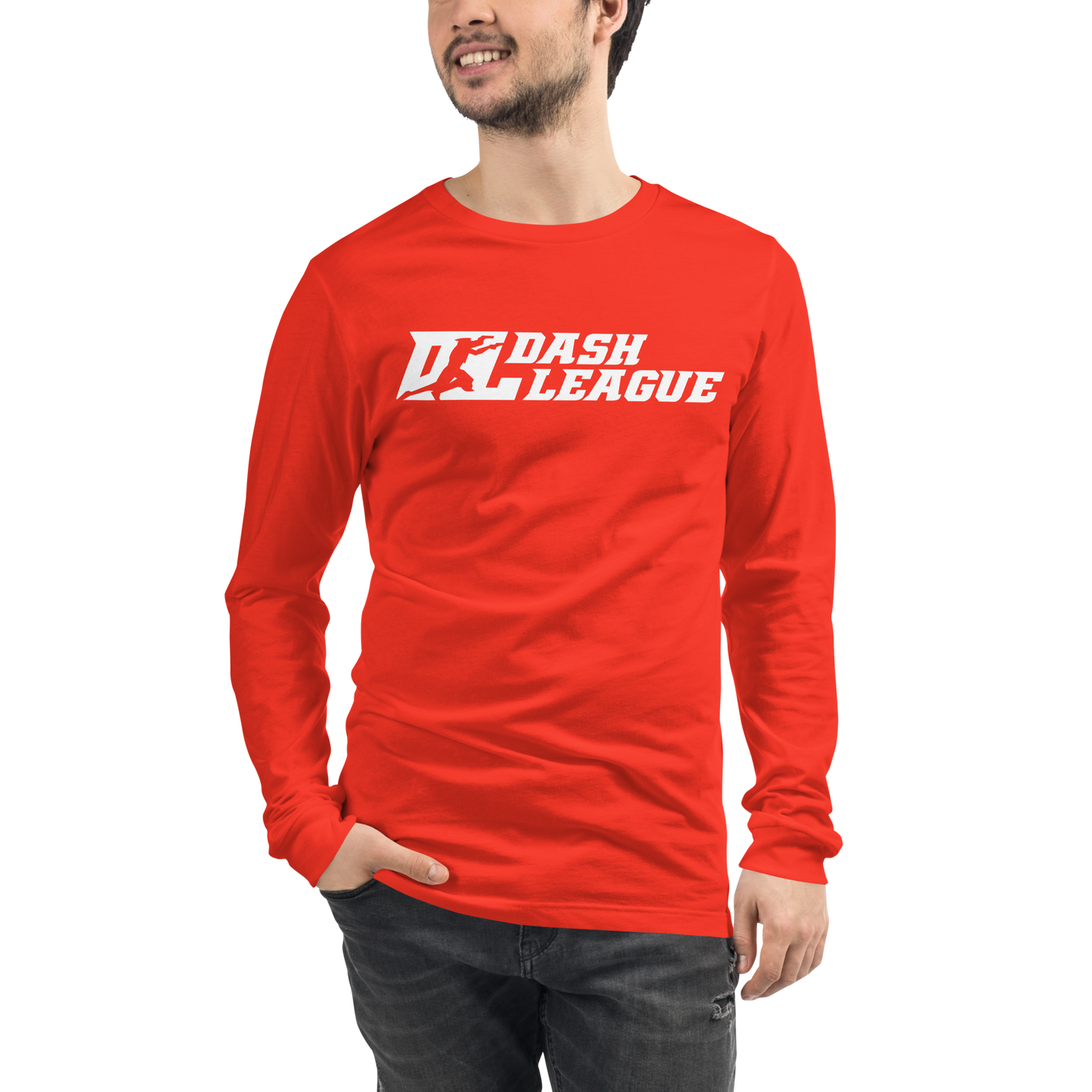 Long Sleeve Shirt White Wide DL Logo