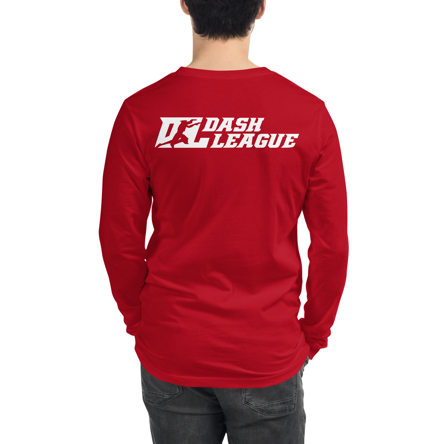 Long Sleeve Shirt White DL Logo (Front+Back)