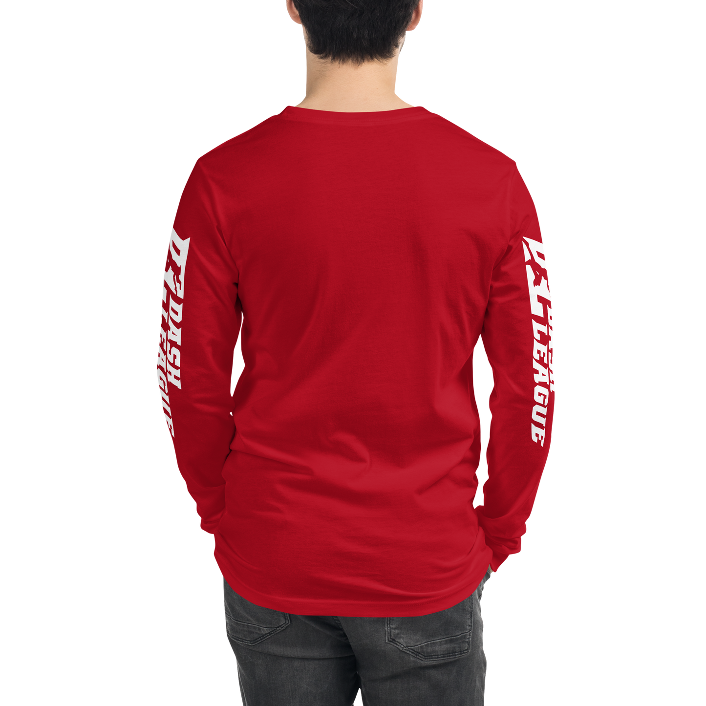 Long Sleeve Shirt White DL Logo (Front+Sleeves)