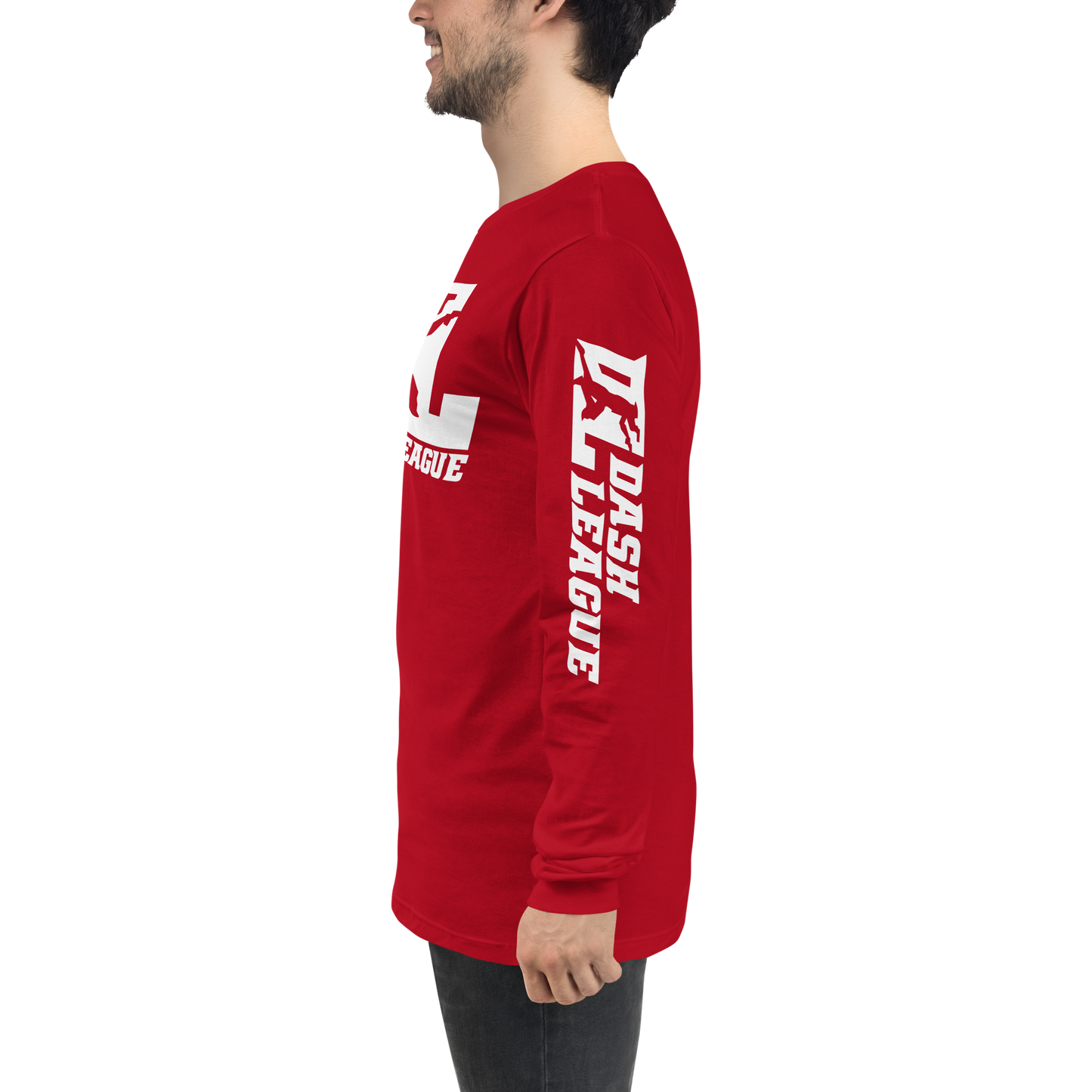 Long Sleeve Shirt White DL Logo (Front+Sleeves)