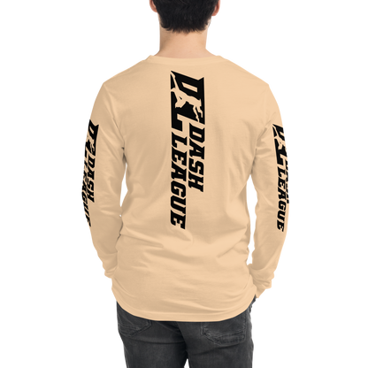 Long Sleeve Shirt Black Wide DL Logo (Front+Back+Sleeves)