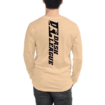 Long Sleeve Shirt Black Wide DL Logo (Front+Back)