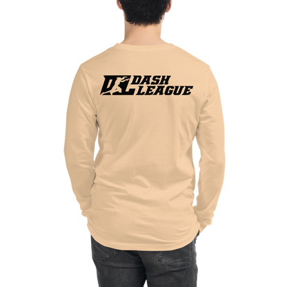 Long Sleeve Shirt Black DL Logo (Front+Back)