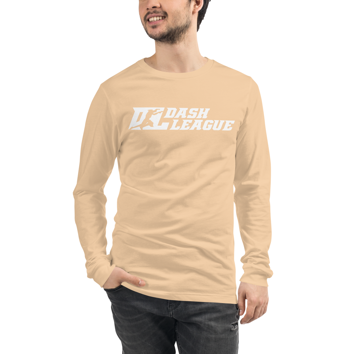 Long Sleeve Shirt White Wide DL Logo