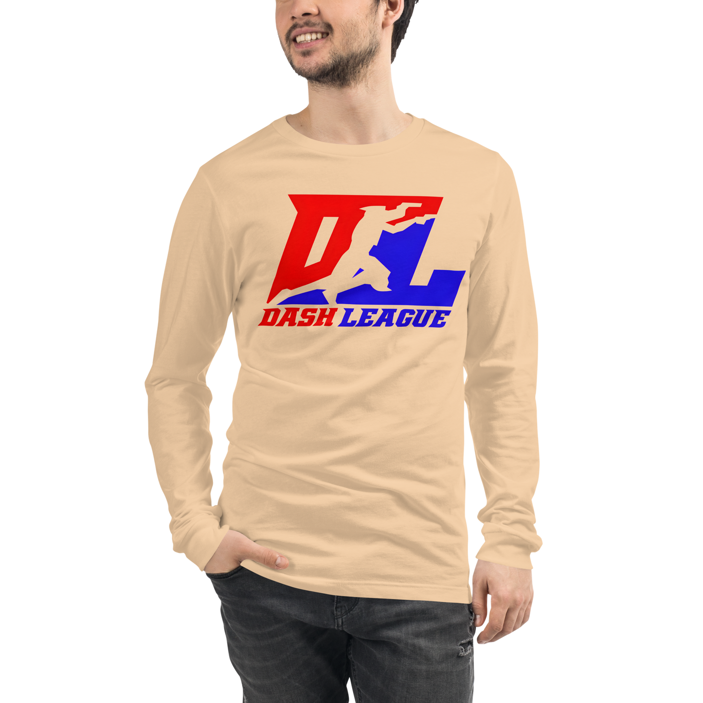 Long Sleeve Shirt Color DL Logo (Front+Back)