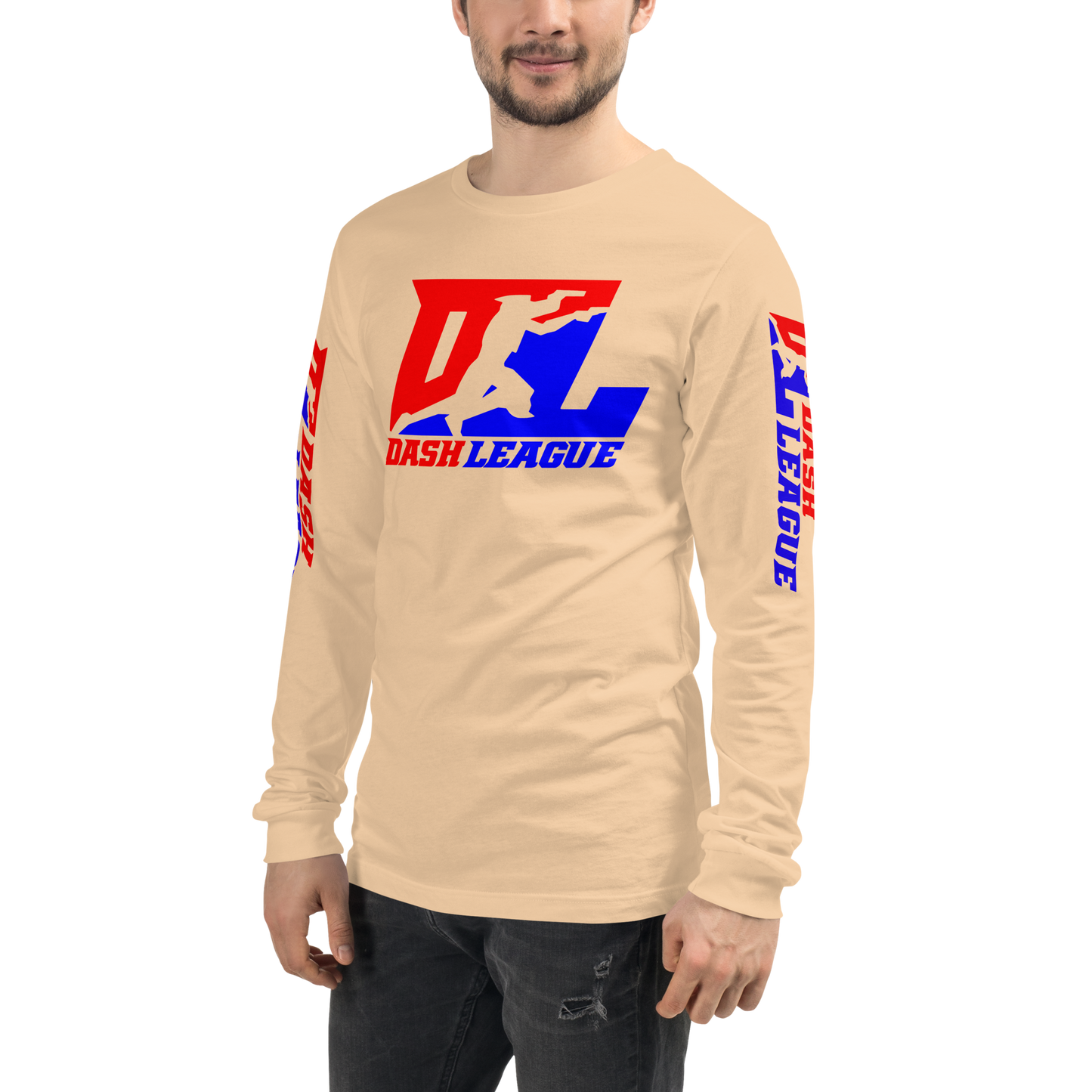 Long Sleeve Shirt Color DL Logo (Front+Sleeves)