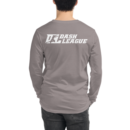 Long Sleeve Shirt White DL Logo (Front+Back)