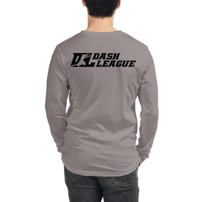 Long Sleeve Shirt Black DL Logo (Front+Back)