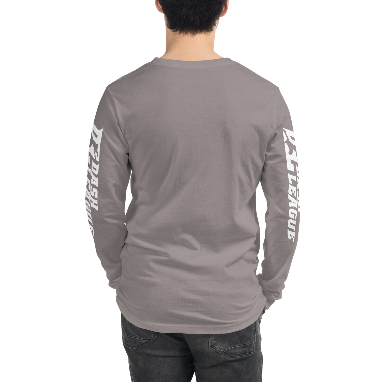 Long Sleeve Shirt White Wide DL Logo (Sleeves)