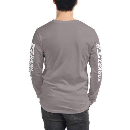 Long Sleeve Shirt White Wide DL Logo (Sleeves)