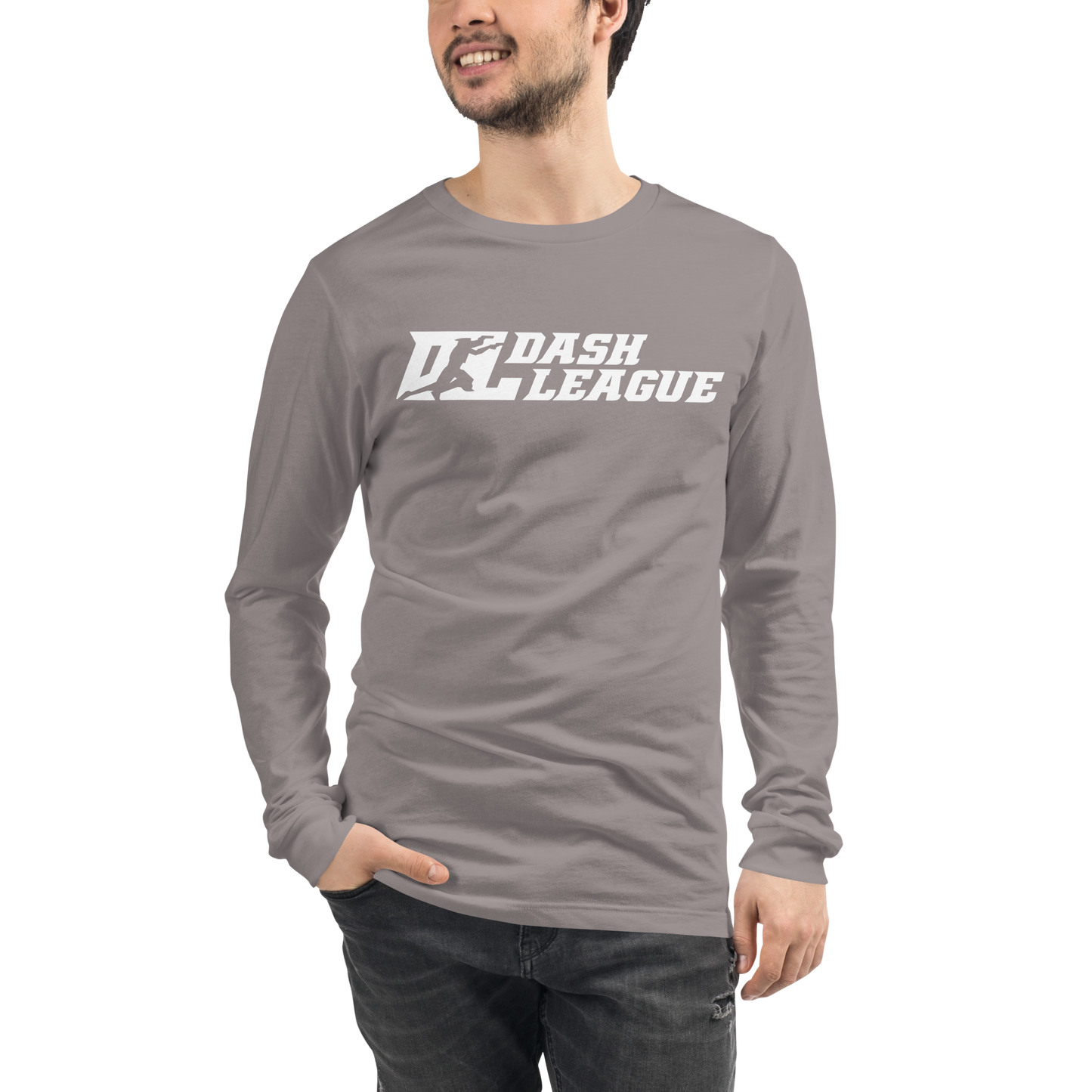 Long Sleeve Shirt White Wide DL Logo